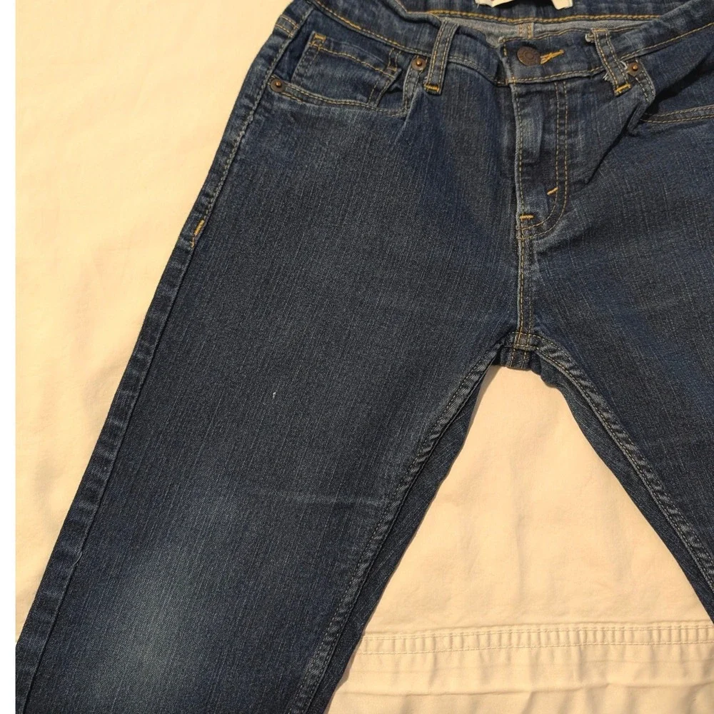 Levis 511 Slim Fit Dark Wash Denim Jeans W27 L27 Blue 5511-D3W 319